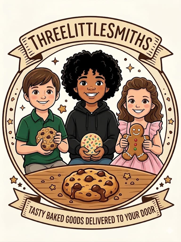 ThreeLittleSmiths Bakery Memphis Logo